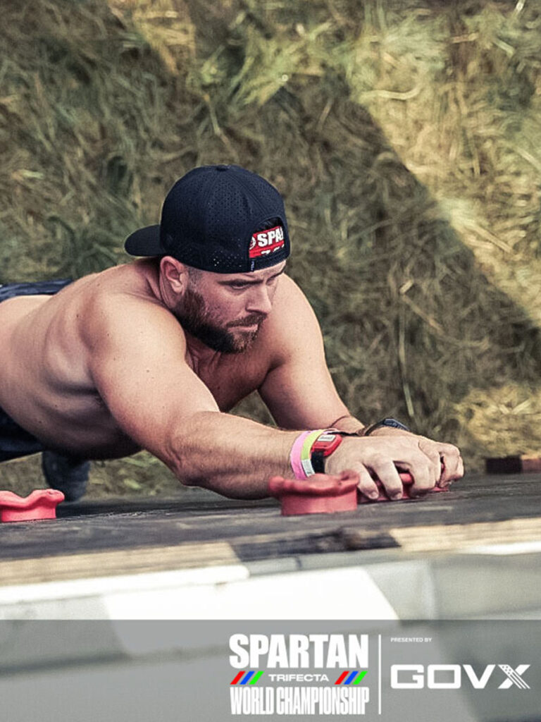 Malachi climbing obstacle course wall spartan race