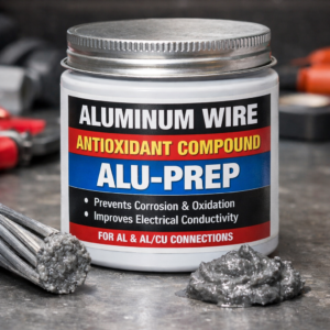 Antioxidant compound applied to aluminum electrical wiring