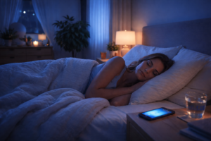 Sleeping person affected by subtle home disturbances