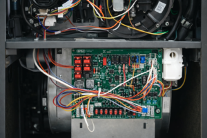 HVAC electronics sensitive to power fluctuations