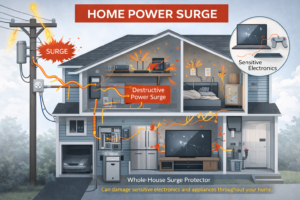 How power surges affect electronics and HVAC