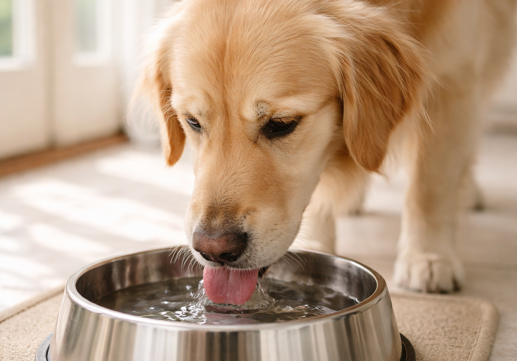 Why Your Dog Drinks More Water at Home (The Hidden Role of Dry Air)